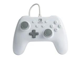 MANDO POWER A CON CABLE PARA NINTENDO SWITCH BLANCO