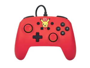 POWERA MANDO CON CABLE PARA NINTENDO SWITCH - LAUGHING PIKACHU