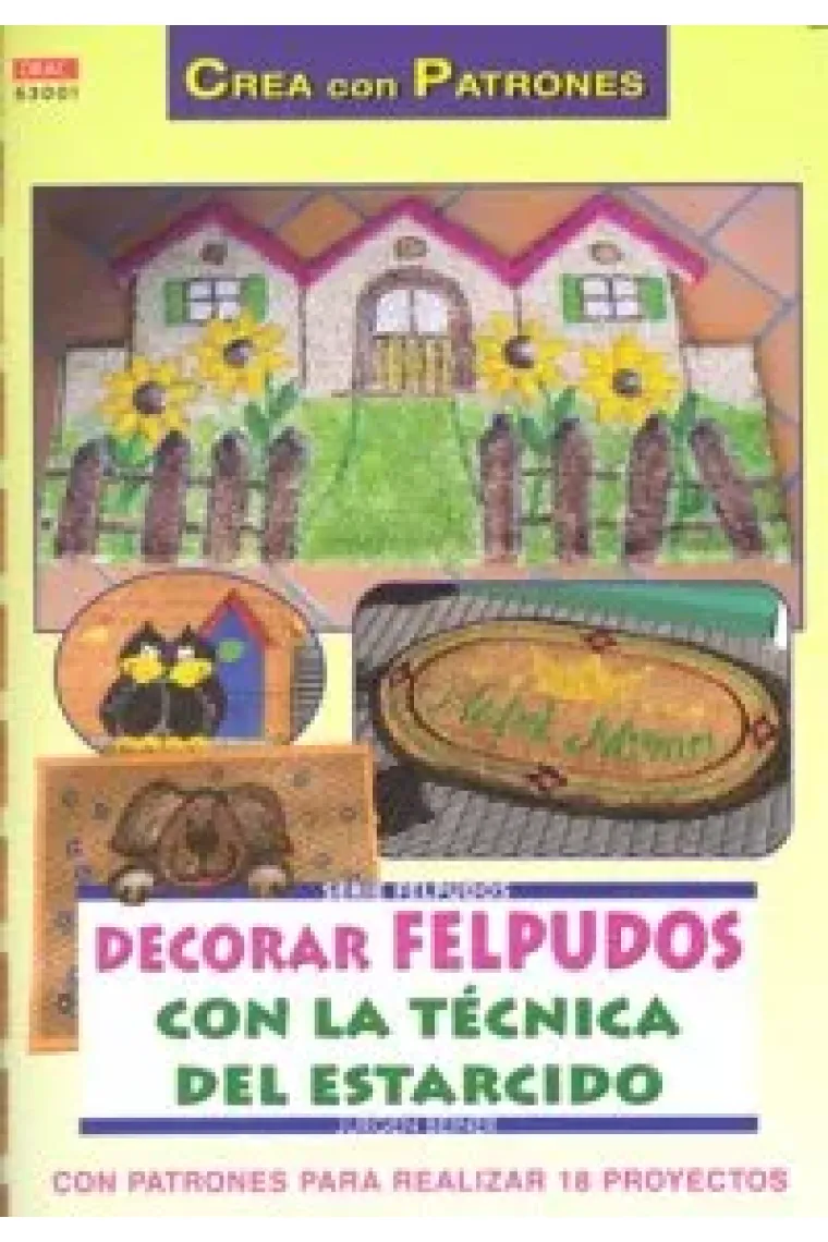 Serie Felpudos nº 1. DECORAR FELPUDOS CON LA TÉCNICA DEL ESTARCIDO
