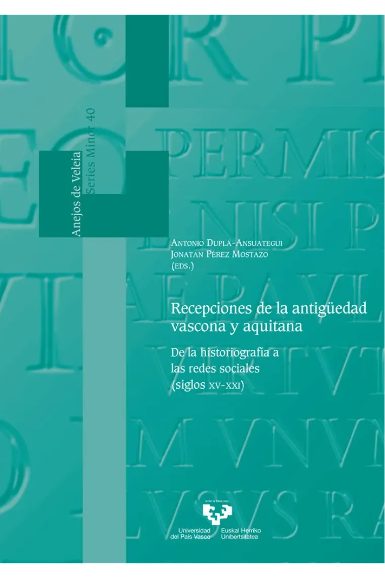 RECEPCIONES DE LA ANTIGUEDAD VASCONA Y AQUITANA