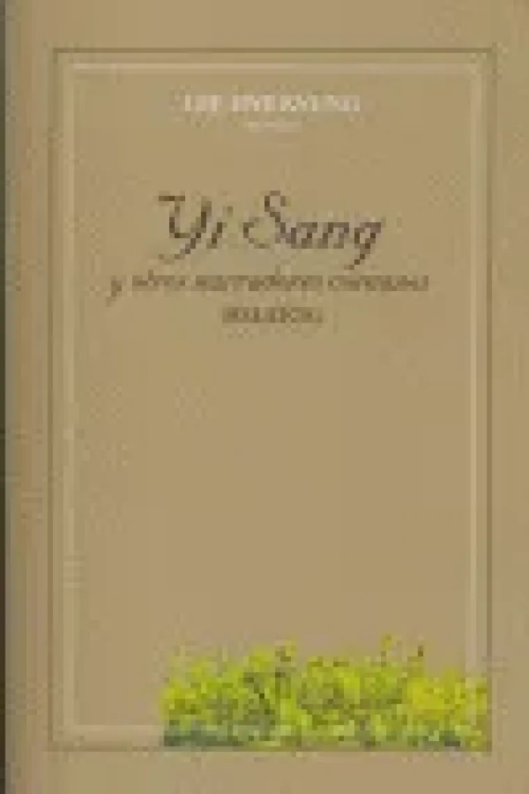 Yi Sang y otros narradores coreanos