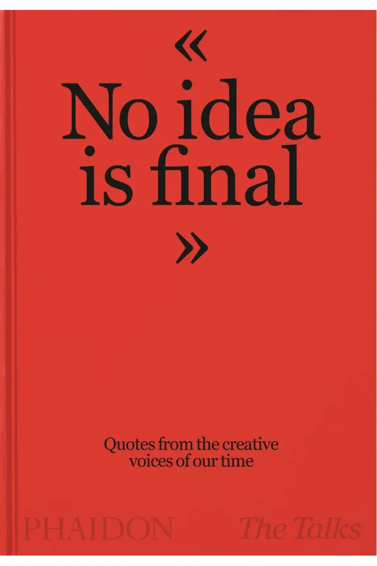 NO IDEA IS FINAL (Inglés)