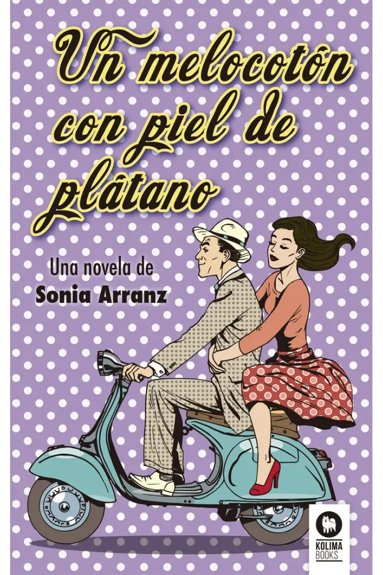 Un melocotón con piel de plátano