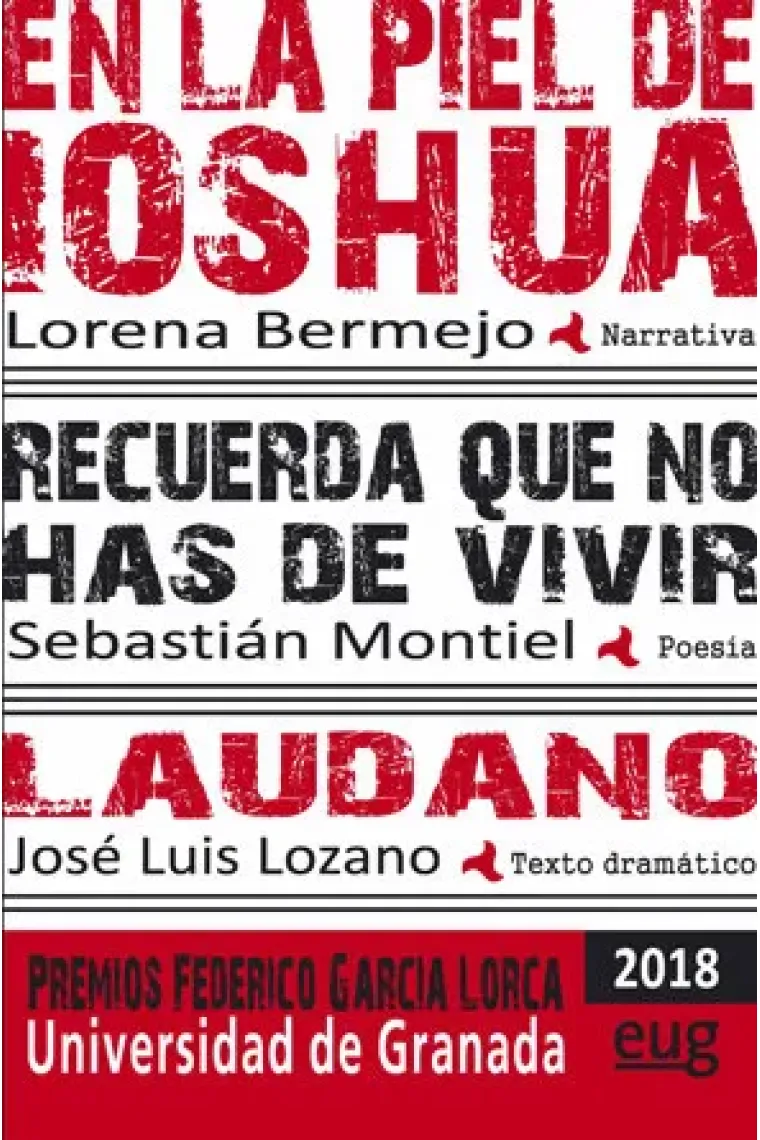 En la piel de Ioshua (Modalidad de Narrativa); Recuerda que no has de vivir (Modalidad de Poesía); L
