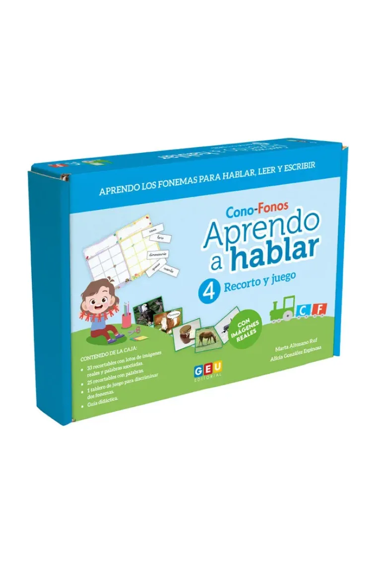 APRENDO A HABLAR.CONO-FONOS 4. RECORTO Y JUEGO