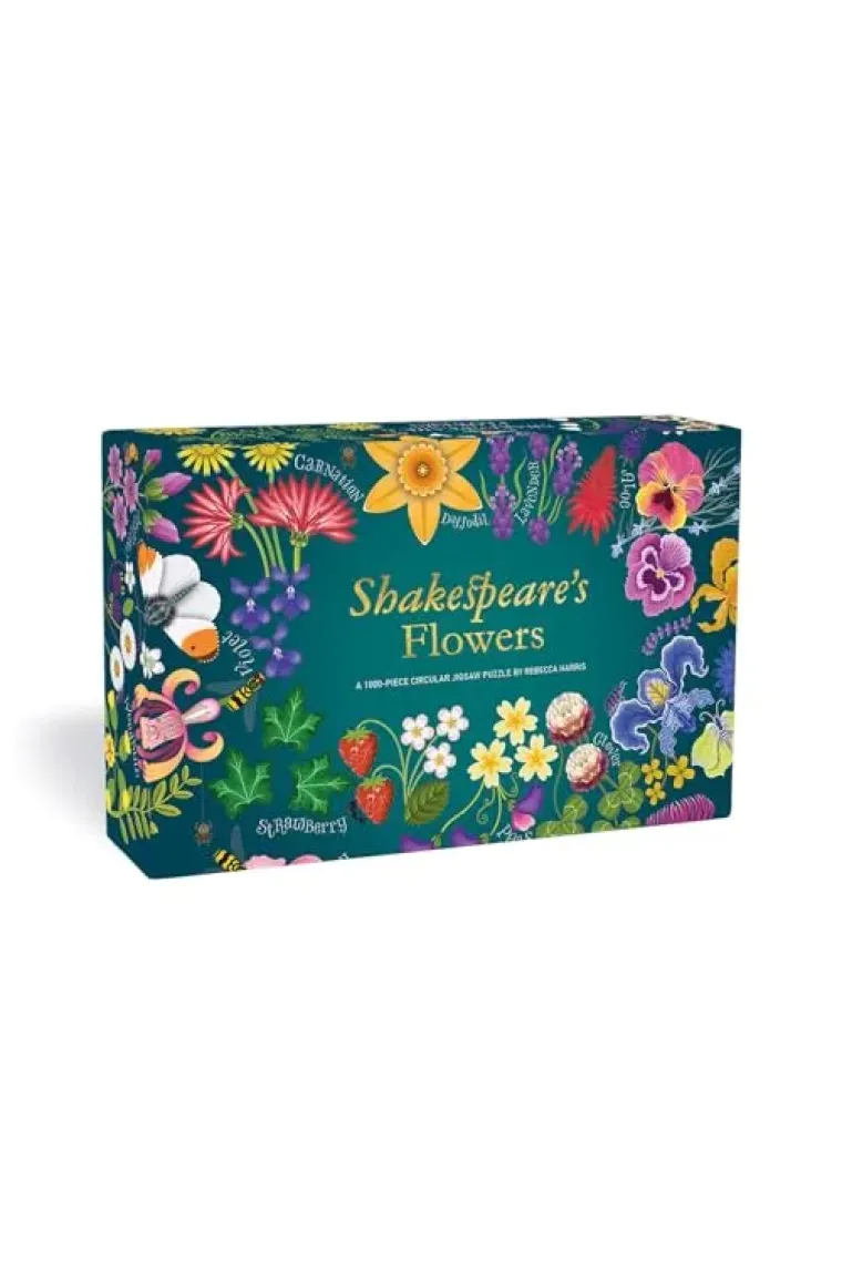 Shakespeare's Flowers : A 1000-piece Jigsaw Puzzle With A Poetic Host Of Flowers, Plants And Animals (Inglés)