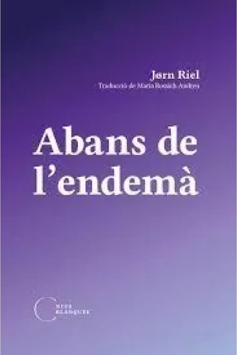 Abans de l'endemà (Catalán)