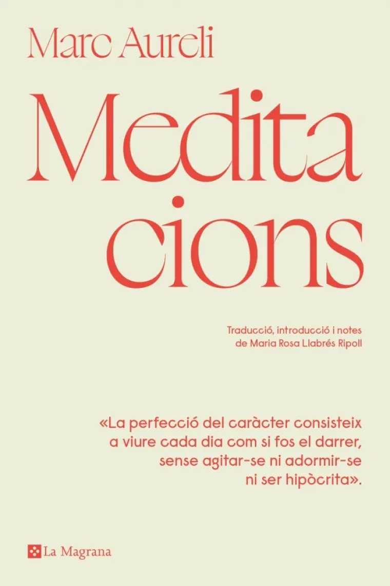 Meditacions (Edició de Maria Rosa Llabrés Ripoll) (Catalán)
