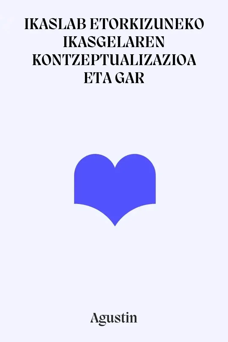 IKASLAB ETORKIZUNEKO IKASGELAREN KONTZEPTUALIZAZIOA ETA GAR