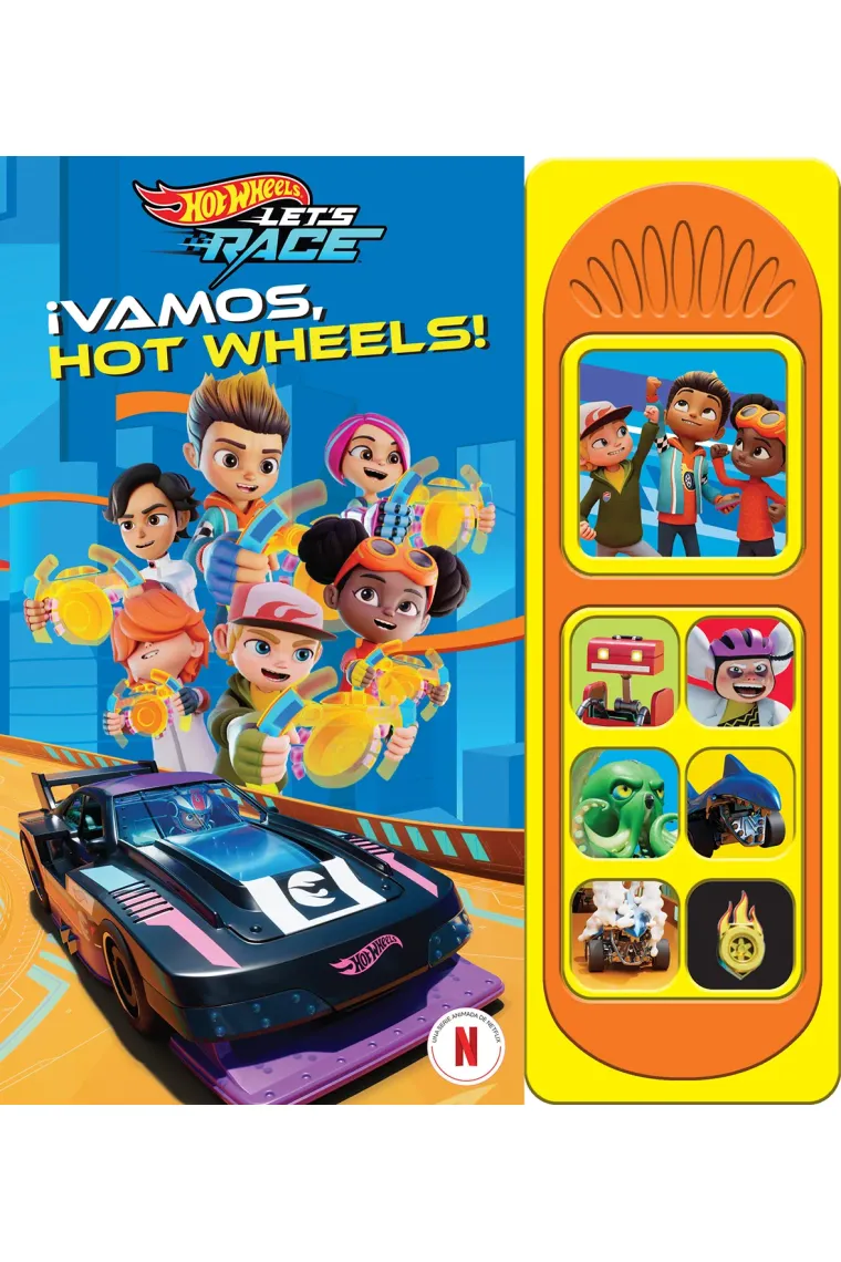 HOT WHEELS LET'S RACE VAMOS HOT WHEELS LIBRO DE SONIDOS