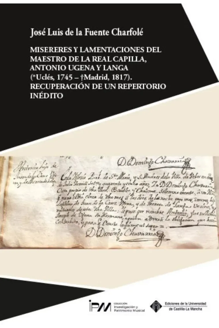 MISERERES Y LAMENTACIONES DEL MAESTRO DE LA REAL CAPILLA A