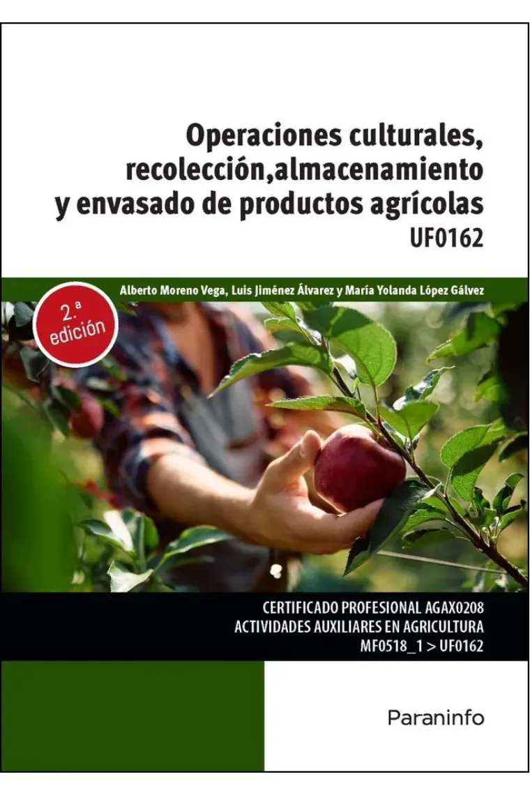 OPERACIONES CULTURALES RECOLECCION ALMACENAMIENTO Y 2ª ED