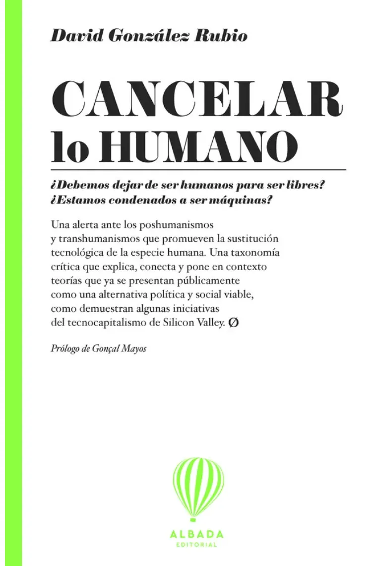 CANCELAR LO HUMANO