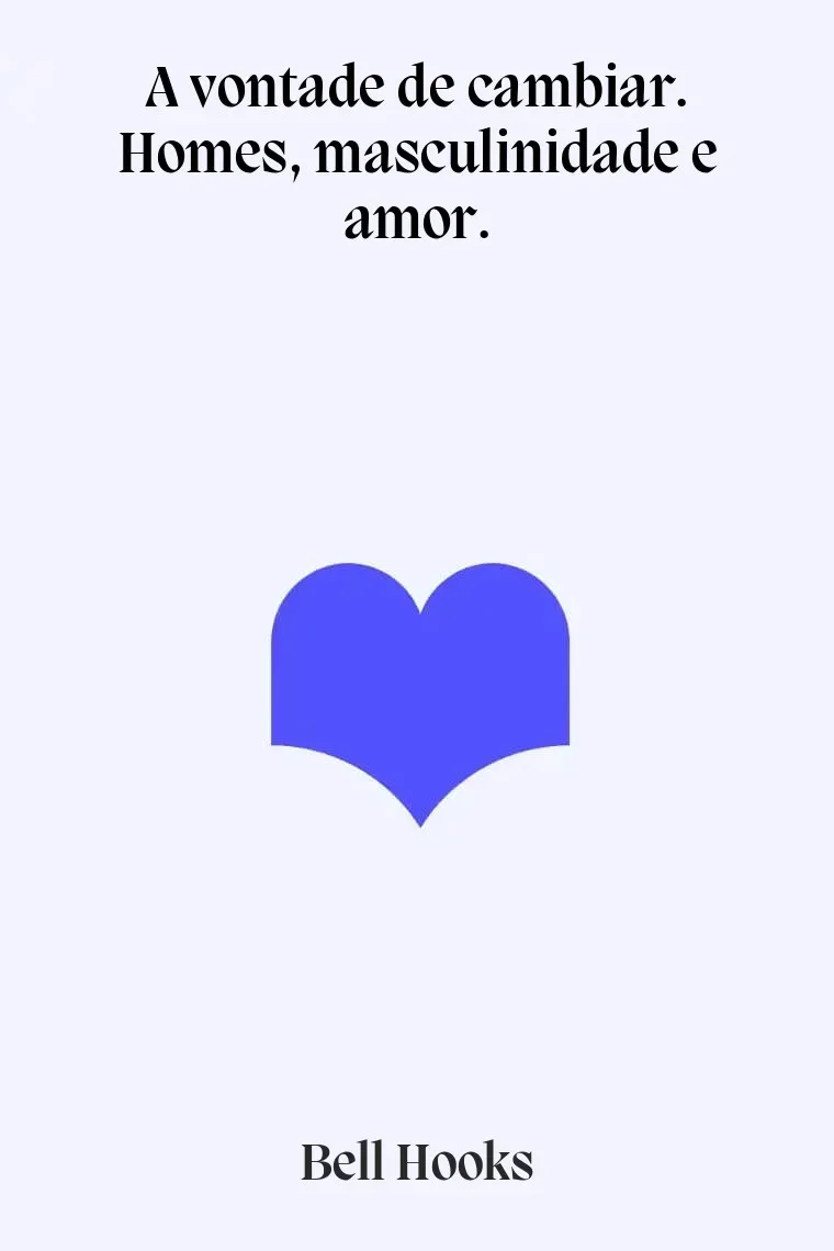 A vontade de cambiar. Homes, masculinidade e amor. (Gallego)