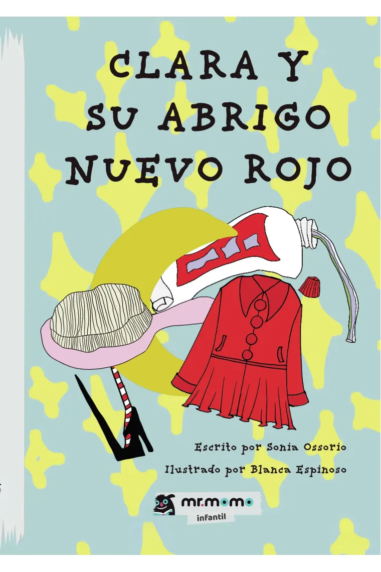 Clara y su abrigo nuevo rojo