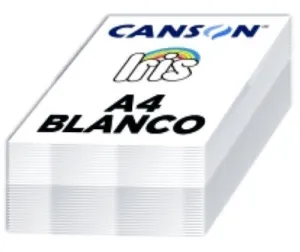 CARTULINA A4 IRIS 185G BLANCO PAQUETE DE 250