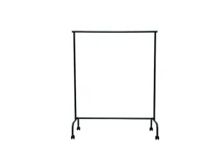 PERCHERO ROCADA MAULLIMBO CABALLETE EXTENSIBLE CON RUEDAS COLOR NEGRO 1270X505X1570 MM