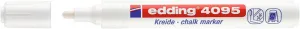 EDDING 4095 ROTULADOR DE TIZA LIQUIDA - PUNTA REDONDA - TRAZO ENTRE 2 Y 3MM - OLOR NEUTRO - COLOR BLANCO