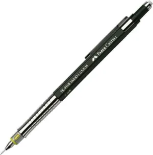 FABER-CASTELL TK-FINE VARIO L PORTAMINAS HB 0.35MM - CON GOMA DE BORRAR - CLIP DE METAL - COLOR VERDE