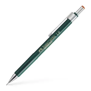 FABER-CASTELL TK-FINE 9713 PORTAMINAS - MINA HB - TRAZO 1MM - GOMA DE BORRAR INTEGRADA