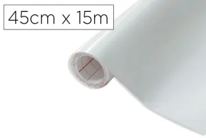 ROLLO ADHESIVO D-C-FIX BLANCO ANCHO 45 CM LARGO 15 MT