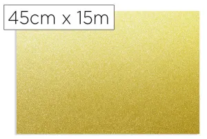 ROLLO ADHESIVO D-C-FIX ORO BRILLO ANCHO 45 CM LARGO 15 MT