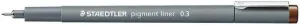 STAEDTLER PIGMENT LINER 308 ROTULADOR CALIBRADO - TRAZO 0.3MM - SECADO RAPIDO - COLOR MARRON
