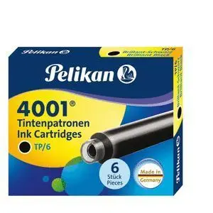CARTUCHO TINTA PELIKAN 4001 TP/6 NEGRO