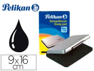 PELIKAN TAMPON PELIKAN N.1 9X16CM - IDEAL PARA SELLOS DE OFICINA - TAMAÃ±O COMPACTO - TINTA DE ALTA CALIDAD - COLOR NEGRO