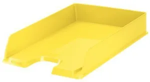 ESSELTE EUROPOST VIVIDA BANDEJA PORTADOCUMENTOS - FORMATO VERTICAL - A4 - ESPACIO PARA ETIQUETA IDENTIFICATIVA - COLOR AMARILLO