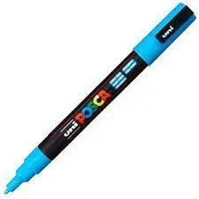 POSCA PC-3M AZUL CIELO 0,9-1,3 MM MEDIO