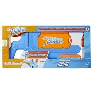 PISTOLA DE AGUA NERF SUPER SOAKER, FLIP FILL