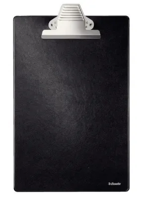 ESSELTE CARPETA DE BASE FORRADA EN PLASTICO CON PINZA - FORMATO A4 - COLOR NEGRO