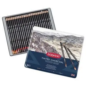 CAJA METALICA DE 24U CARBONCILLOS CON COLOR DERWEN