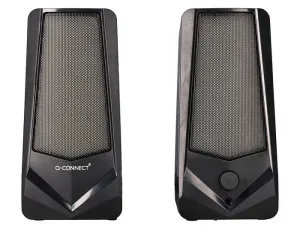 ALTAVOCES Q-CONNECT GAMING BLU ETOOTH CON ILUMINACIÓN RGB POTENCIA MAXIMA 2X3W CONTROL DE VOLUMEN COLOR NEGRO