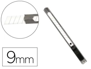 CUTER METALICO Q-CONNECT XD-C18 CUCHILLA ESTRECHA DE CERAMICA 122X10X4 MM