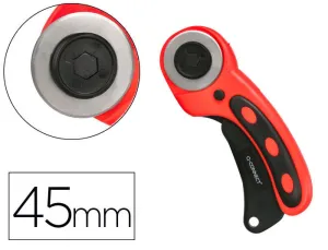 CUTER ROTATIVO Q-CONNECT CUCHILLA CIRCULAR 45 MM 22X56X165 MM