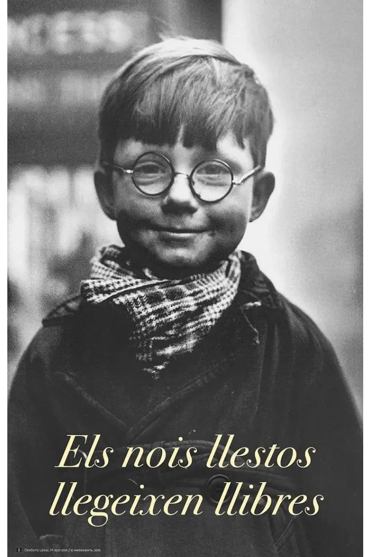 Cartell IMPEDIMENTA "Els nois llestos llegeixen llibres" (Catalán)