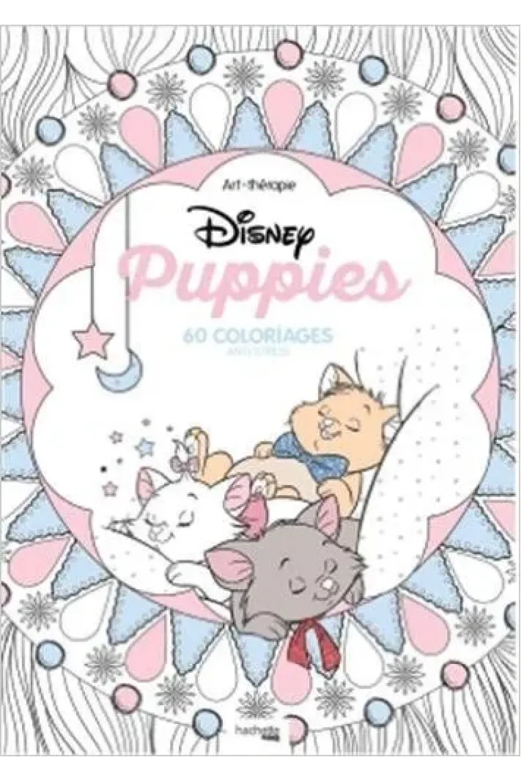 Disney Puppies - 60 coloriages anti-stress (Francés)