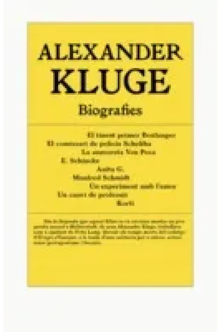Biografies (Catalán)