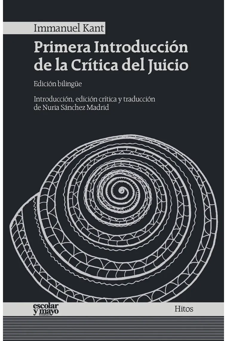 Primera introducción de la "Crítica del Juicio" (Ed. bilingüe)
