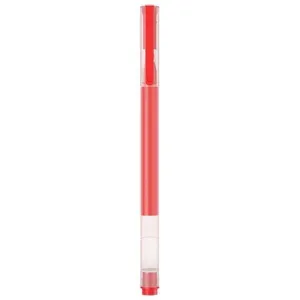 XIAOMI HIGH-CAPACITY CAJA DE 10 BOLIGRAFOS DE GEL - PUNTA 0.5MM - ALTA CAPACIDAD - SECADO RAPIDO - COLOR ROJO