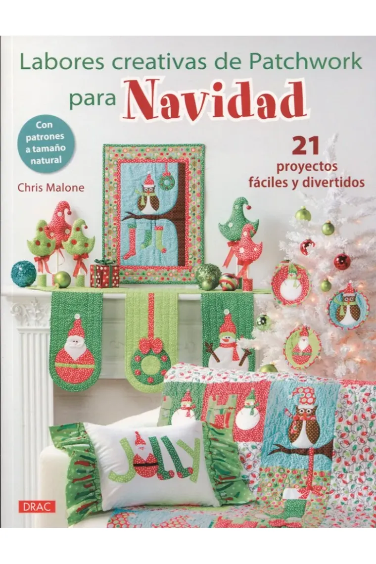 Labores creativas de Patchwork para navidad