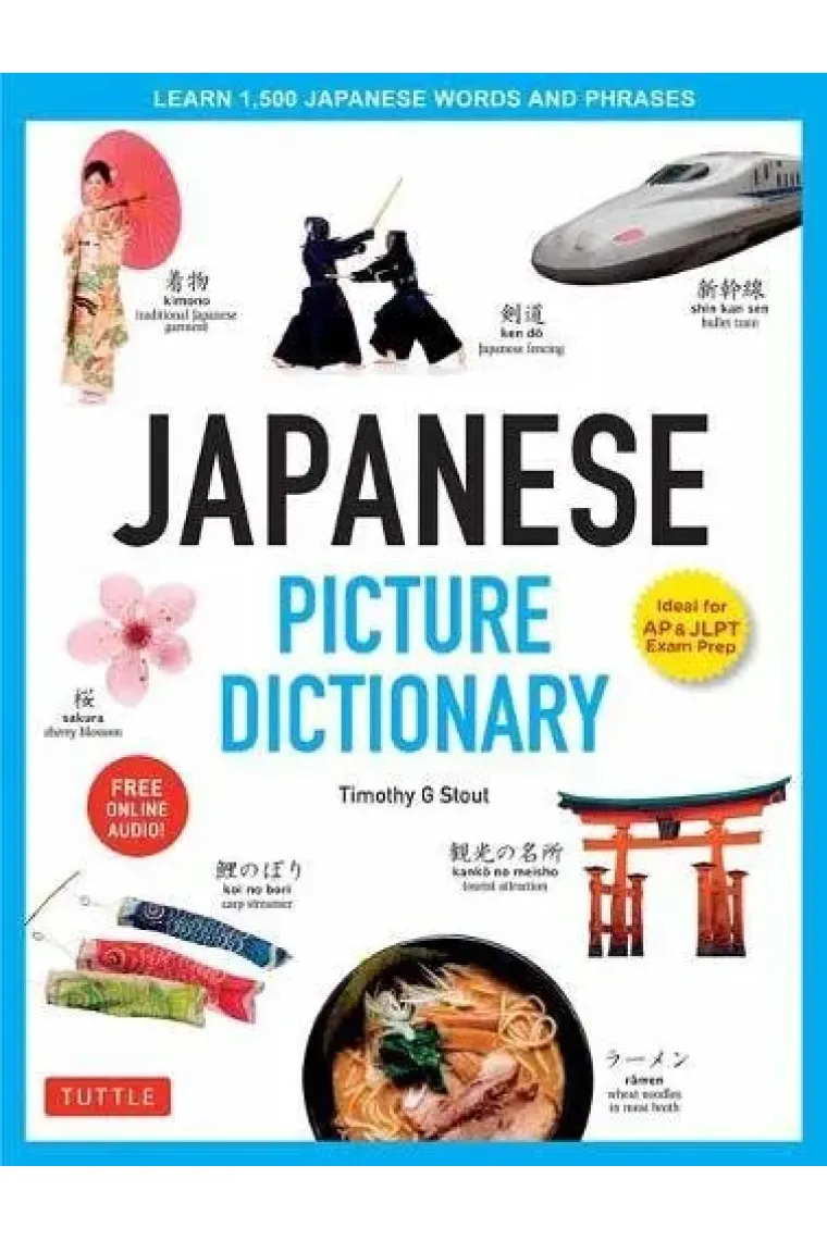 Japanese Picture Dictionary: Learn 1,500 Japanese Words and Phrases (Japonés, Inglés)