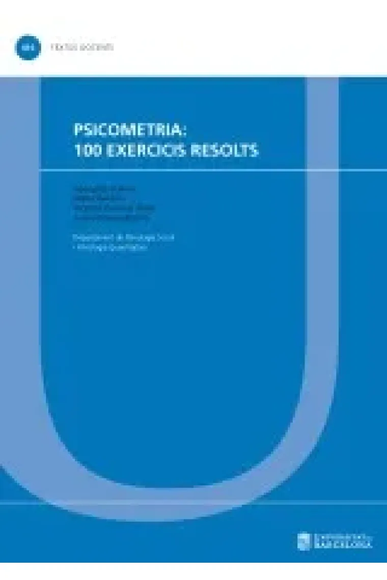 Psicometria: 100 exercicis resolts (Catalán)