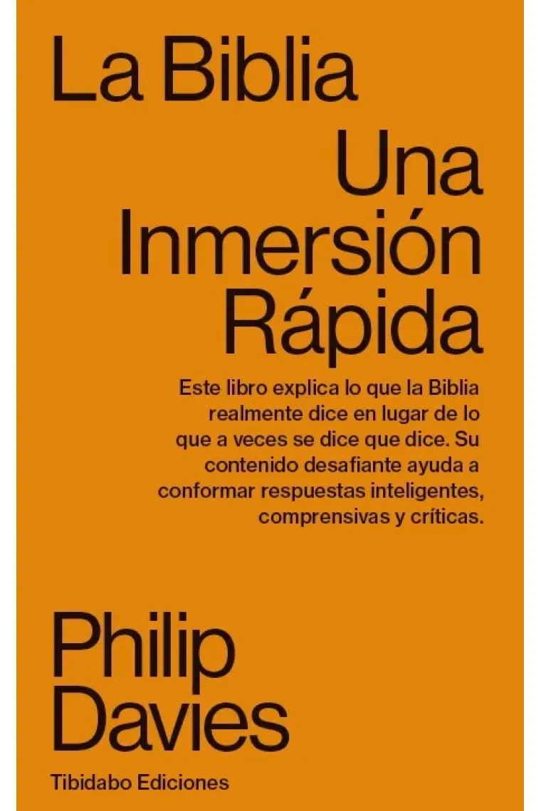 La Biblia: una inmersión rápida
