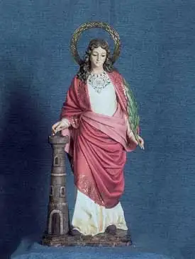ESTATUA SANTA BÁRBARA 76564