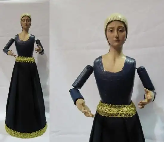VIRGEN CANDELERO VESTIR