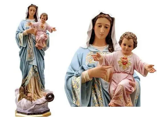 FIGURA VIRGEN CORAZÓN DE JESÚS 76770