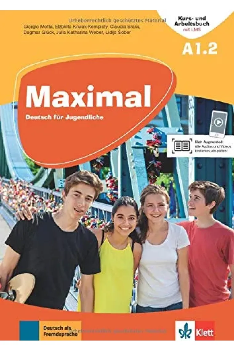 Maximal A1.2. Kurs- und Arbeitsbuch mit Audios und Videos + Lizenzcode (Alemán)